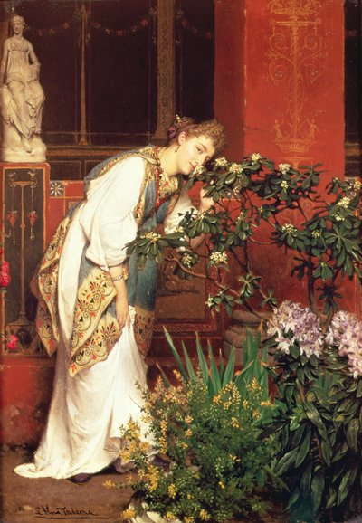 In the Peristylum by Lawrence Alma Tadema
